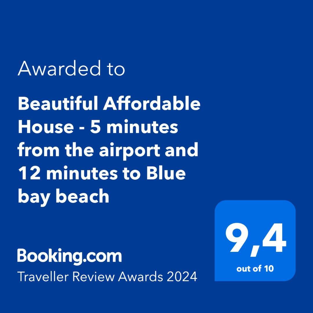 Beautiful Affordable House - 5 Minutes From The Airport And 12 Minutes To Blue Bay Beach Mon Tresor Ngoại thất bức ảnh